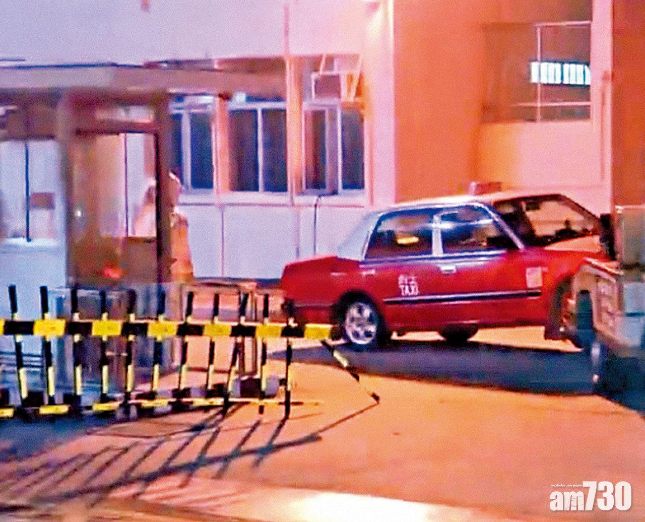 的士撞毀解放軍營車閘 司機涉刑毀非法進入禁區被捕