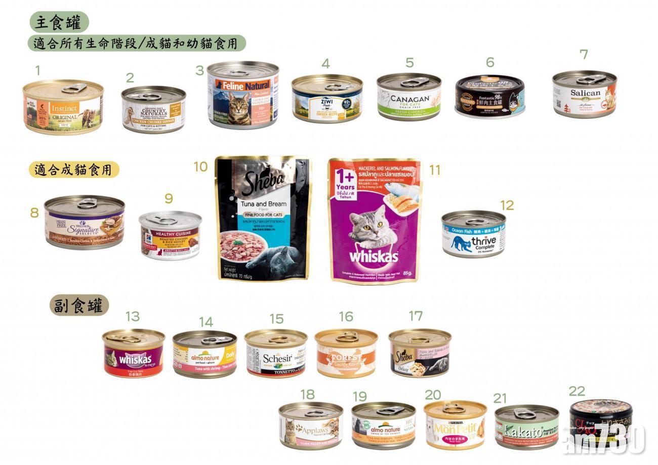 消委會｜九成貓濕糧未符國際營養素指引 (有片)