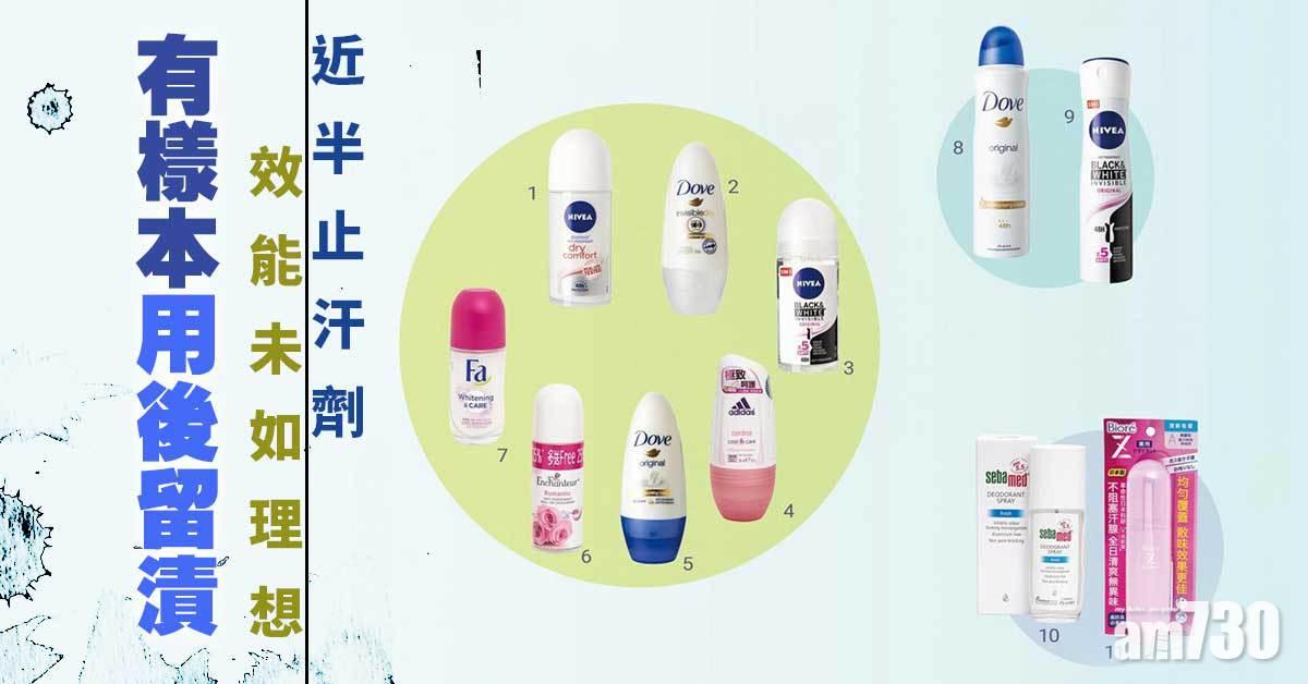 消委會｜近半止汗劑效能未如理想  有樣本用後留漬