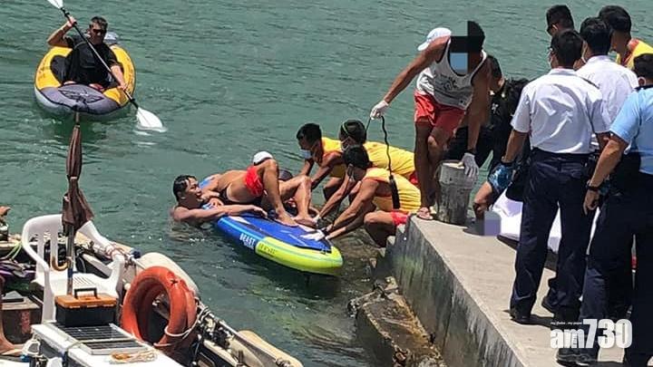 六旬泳客深水灣疑遭螺旋槳擊傷送院  涉事船隻不顧而去