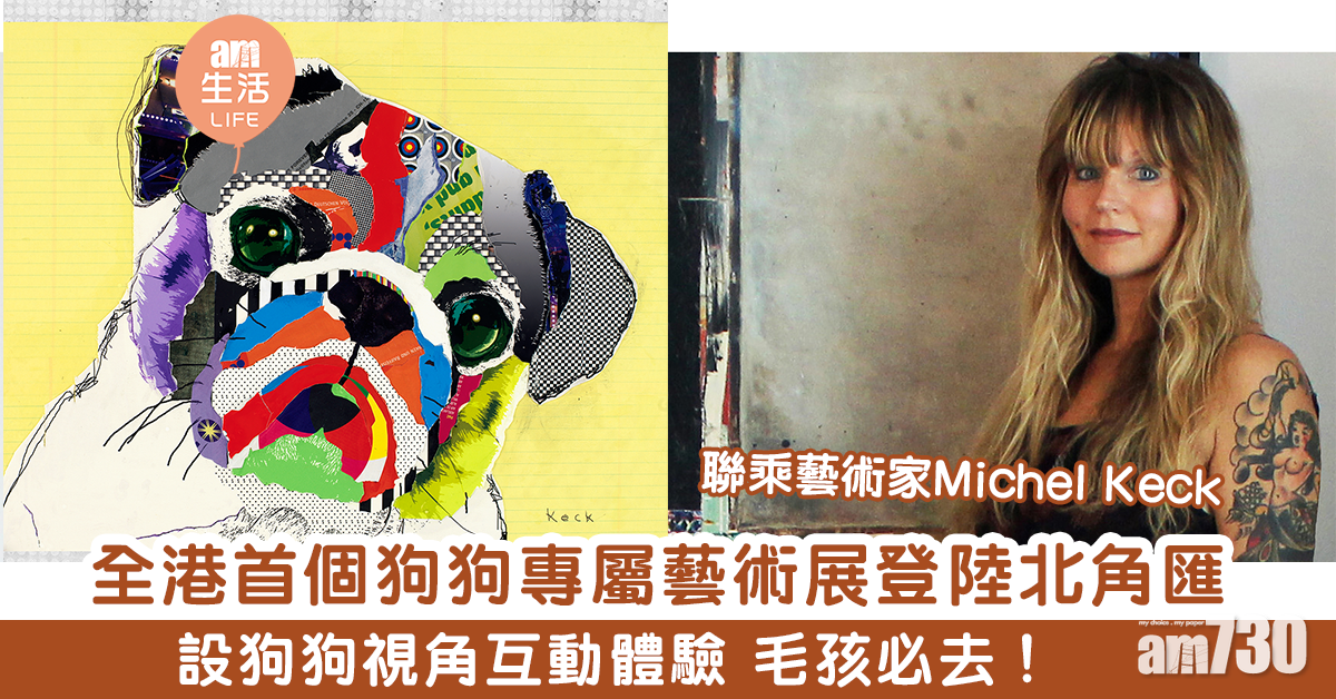 周末好去處｜全港首個狗狗專屬藝術展登陸北角匯 50幅汪汪畫作+ 4大主題展館 毛孩都可入場