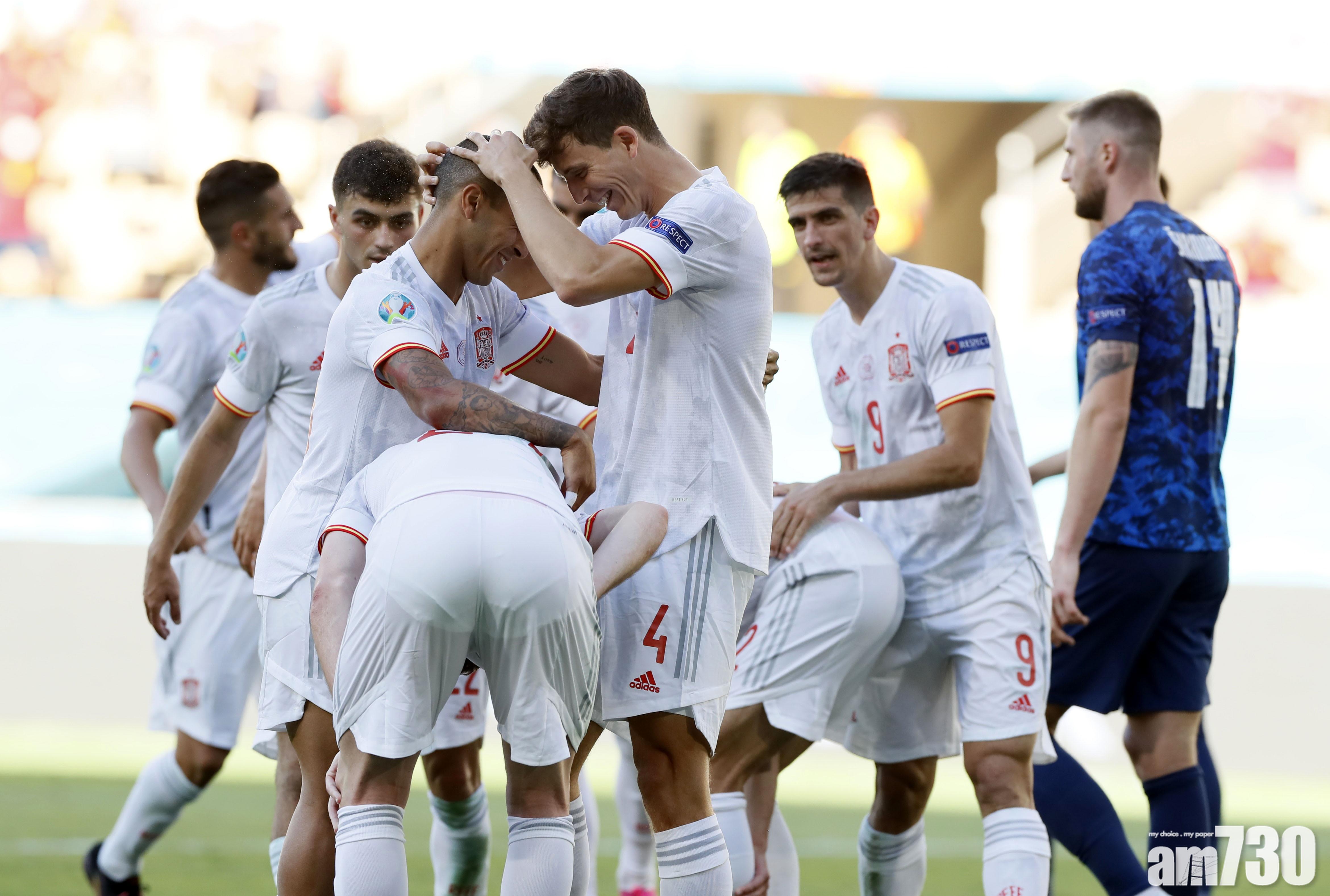 歐國盃｜莫拉達射失12碼 無礙西班牙大勝晉級