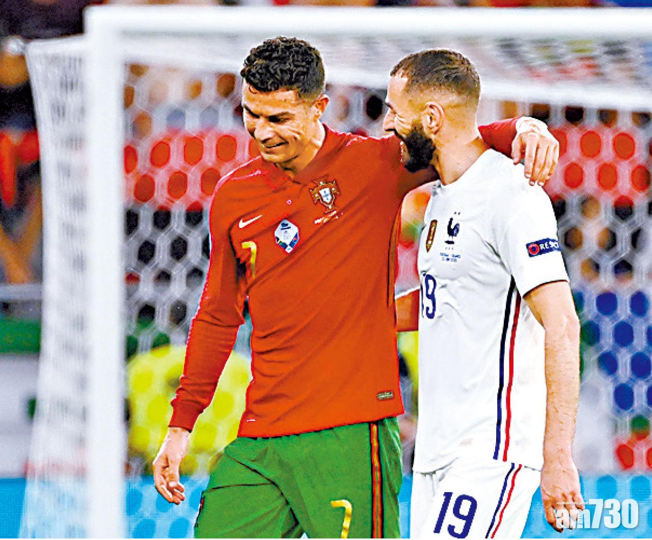 歐國盃 德國16強撼英軍 C朗109球平入球紀錄