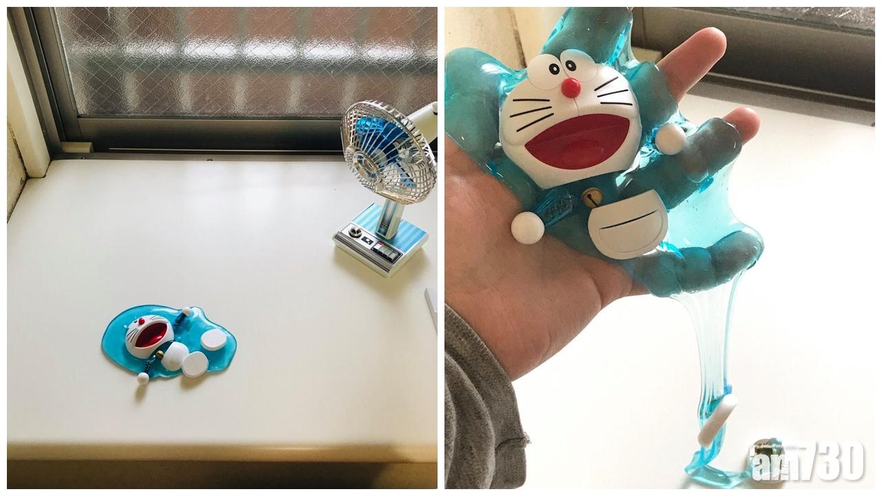 熱到熔｜手辦Figure放窗邊 竟然曬到熔！