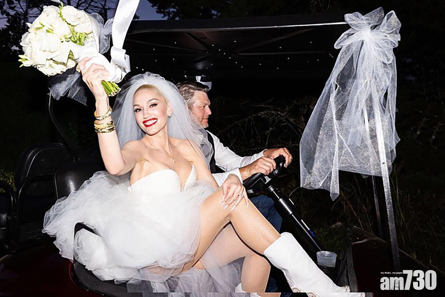 Gwen公開婚紗相證已婚