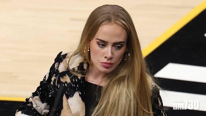 天后睇波｜Adele盛裝睇NBA