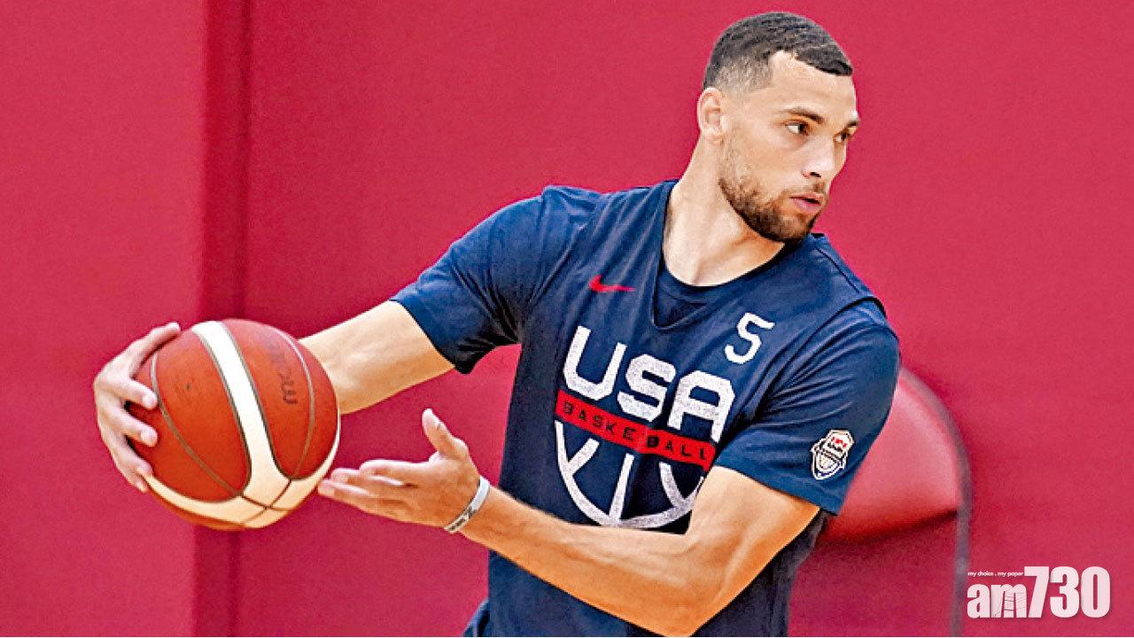 主將拿芬赴日前須隔離 美國男籃爭金現危機