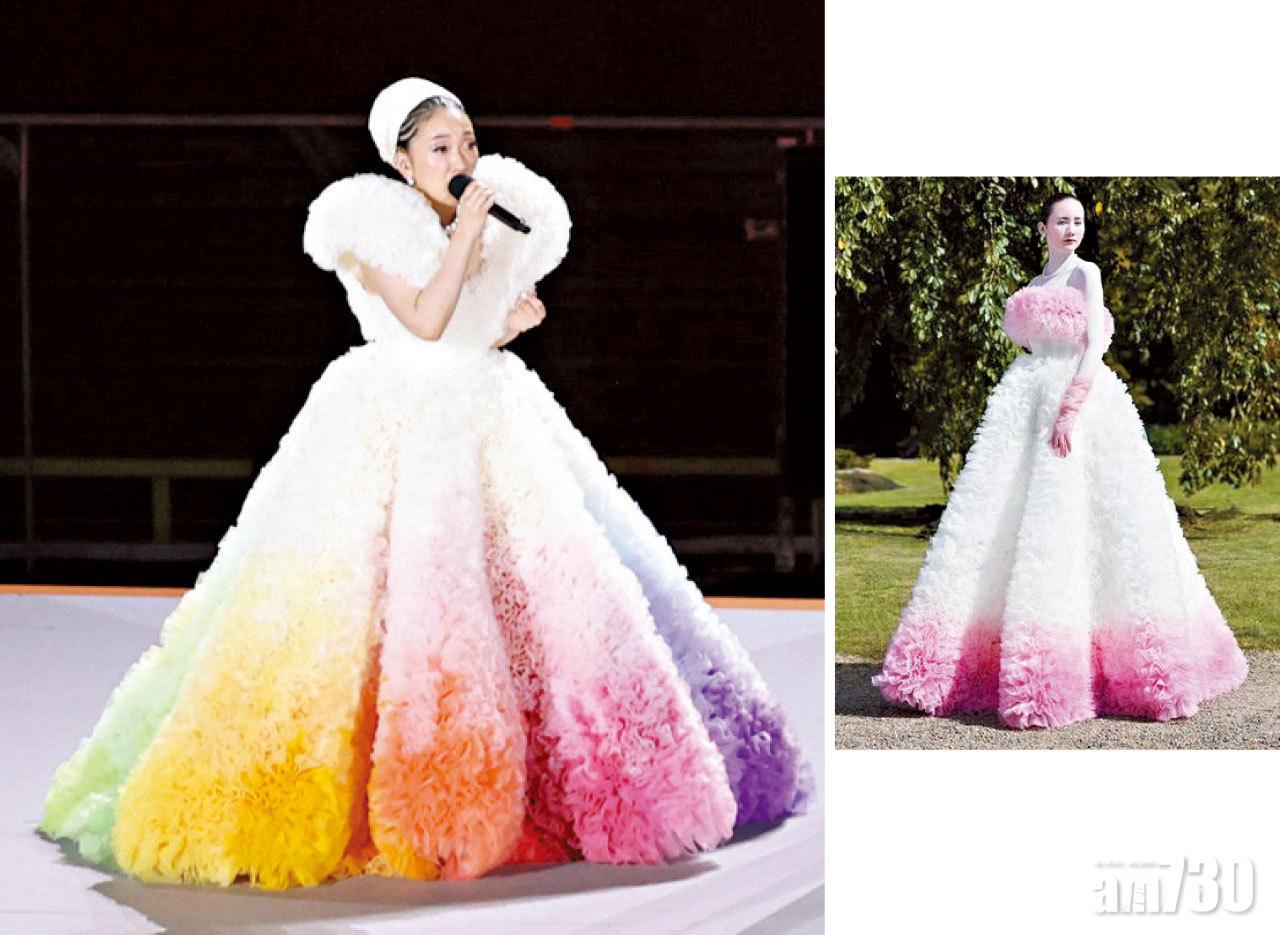 圖片新聞 : 彩虹裙似刨冰