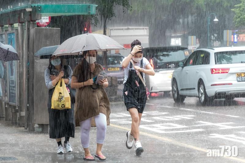 出門注意｜雷暴警告生效　短期內廣泛地區有大雨