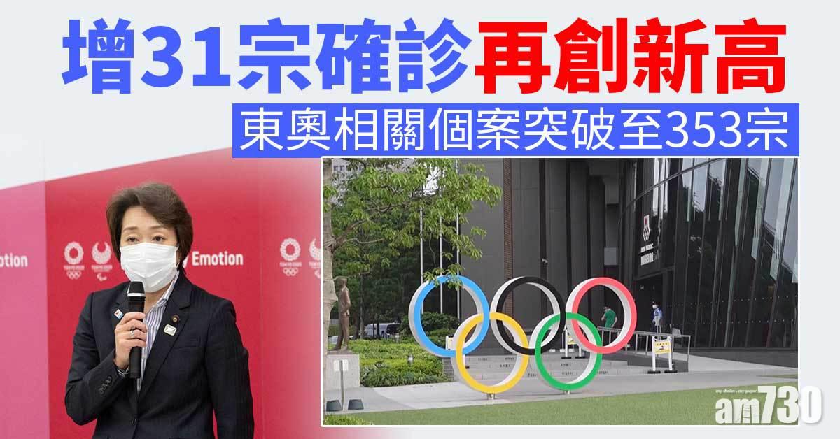 東京奧運｜希臘韻律泳群組增至6確診　31宗新增個案又創新高