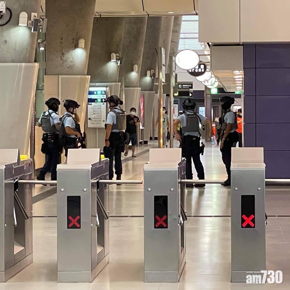 東涌站疑有人持槍狀物　警荷槍實彈搜捕無發現