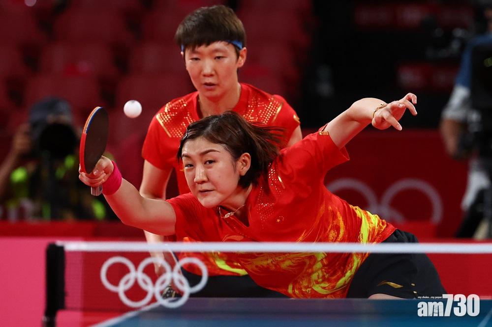 東京奧運｜中國女乒團3：0橫掃日本4連霸