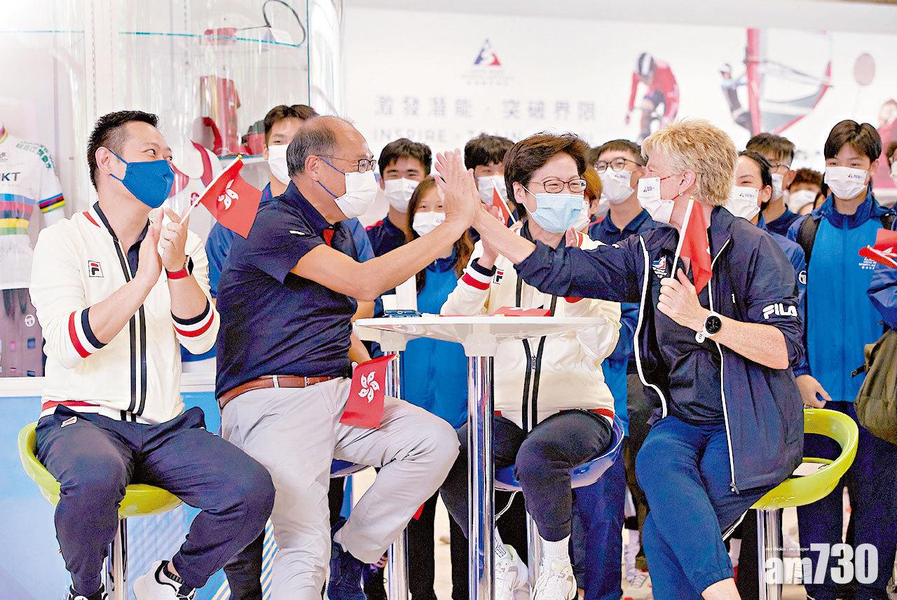 李慧詩奪銅 林鄭擊掌歡呼創體壇傳奇 市民感動：欣賞她無放棄