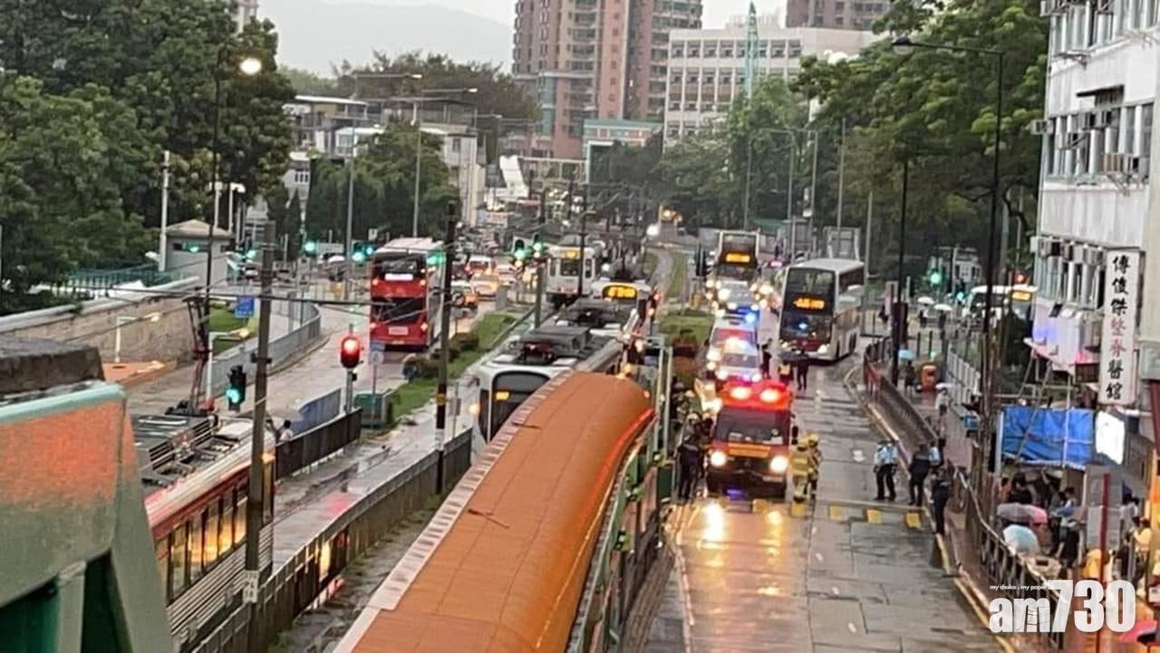 輕鐵昨撞傷推單車過路女子 車長暫調離駕駛職務助查