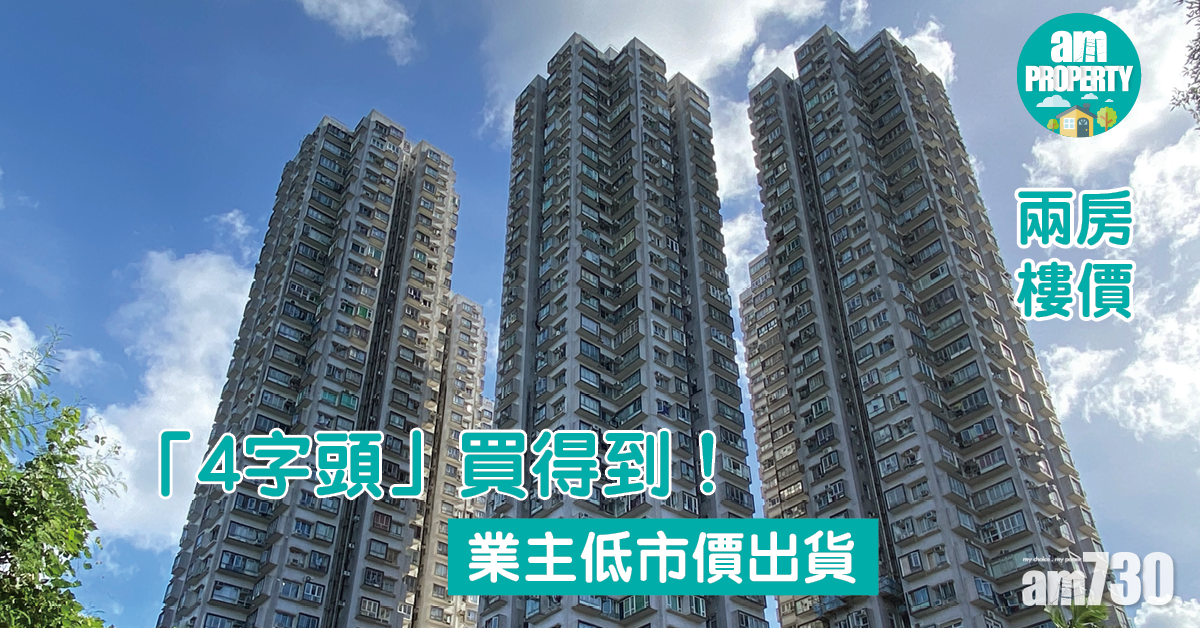 兩房樓價｜「4字頭」買得到！業主低市價出貨