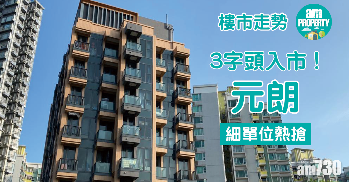 樓市走勢｜3字頭入市！元朗細單位熱搶