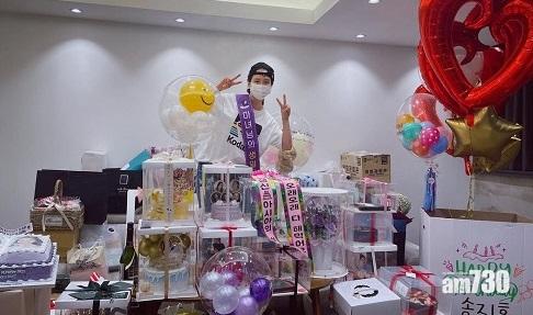 18個蛋糕｜智孝生日收燒酒蛋糕