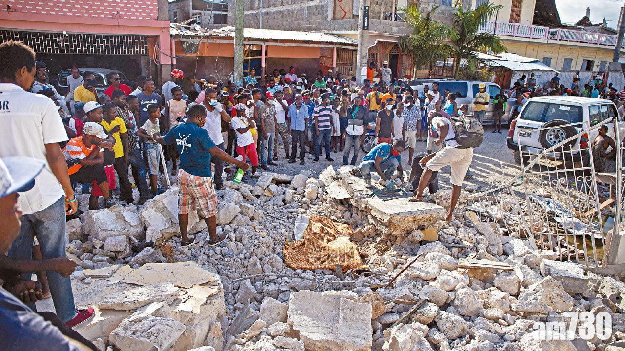 天災人禍 物資短缺救援困難 海地地震增至5700傷1300死