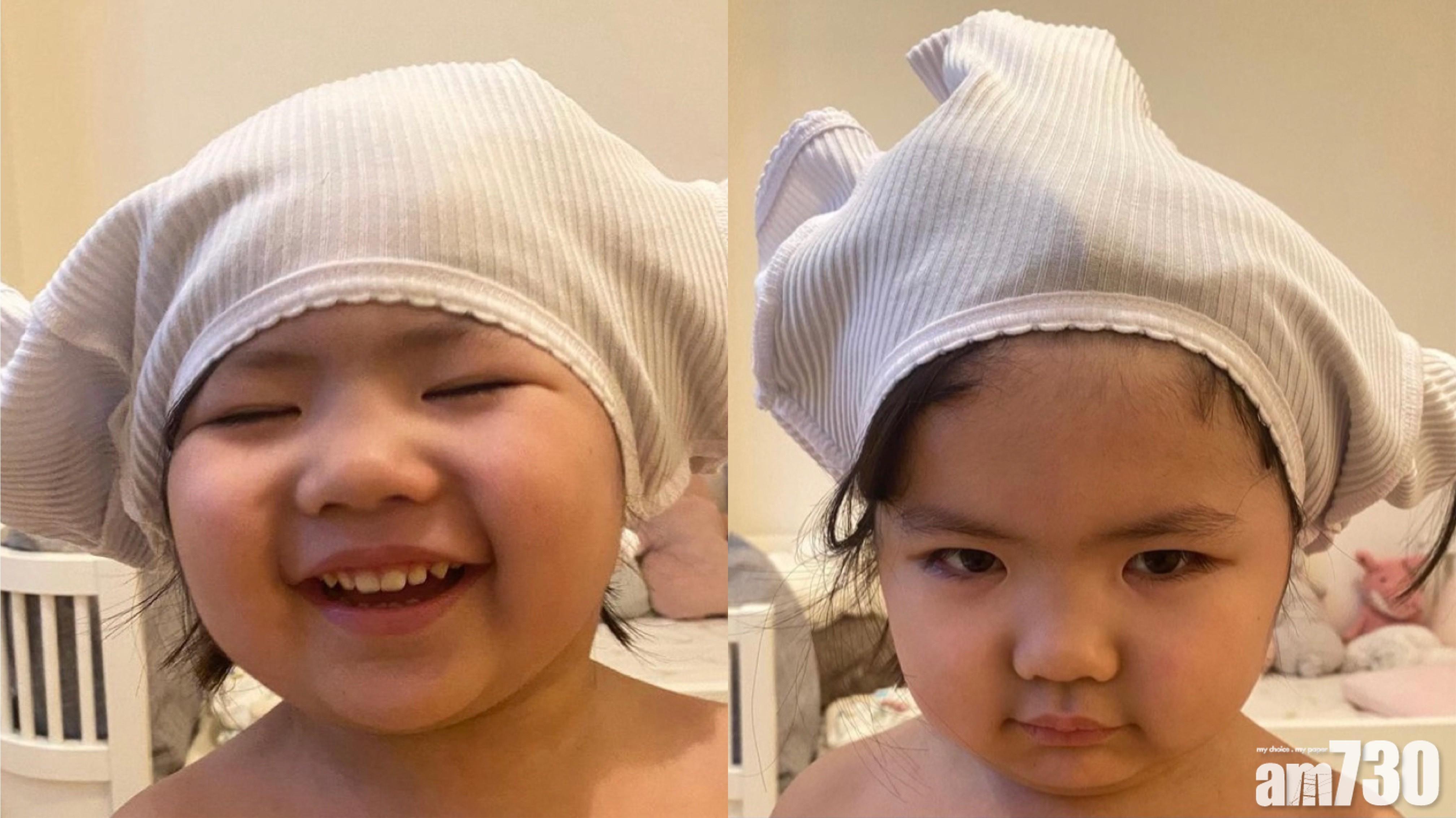 Lucy 「卡」住個頭  依然笑容燦爛