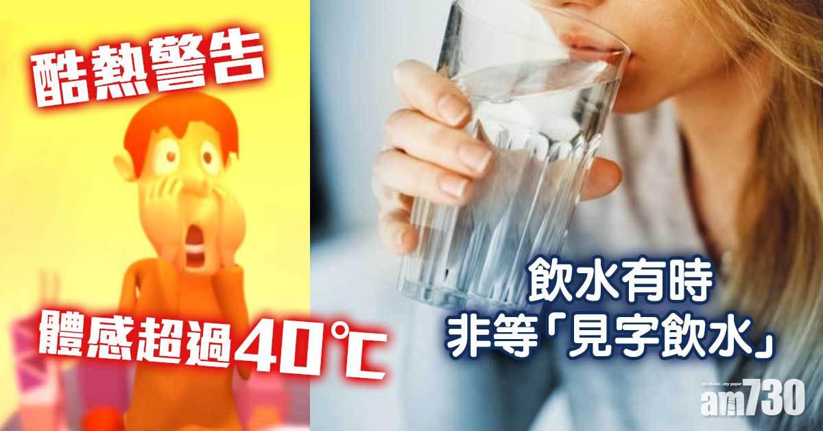 酷熱天氣丨體感溫度隨時飆逾40℃ 身體如何提你補水？而非「見字飲水」！