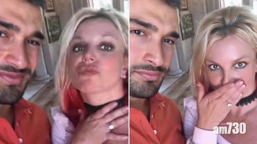 Britney重獲4.7億身家即晒婚戒