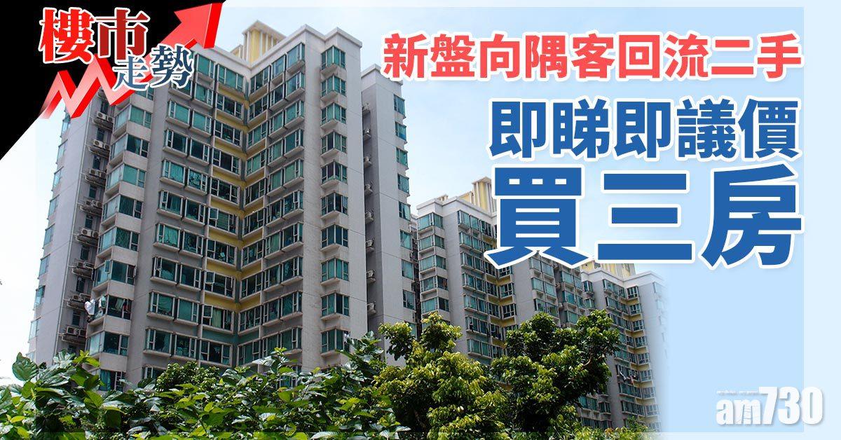 樓市走勢｜新盤向隅客回流二手 即睇即議價買三房