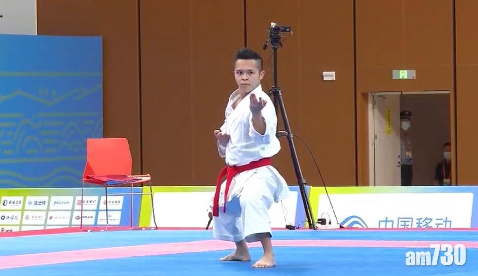 陝西全運｜劉知名空手道個人形勇奪銅牌