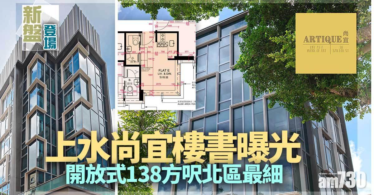 新盤登場｜上水尚宜樓書曝光 開放式138方呎北區最細