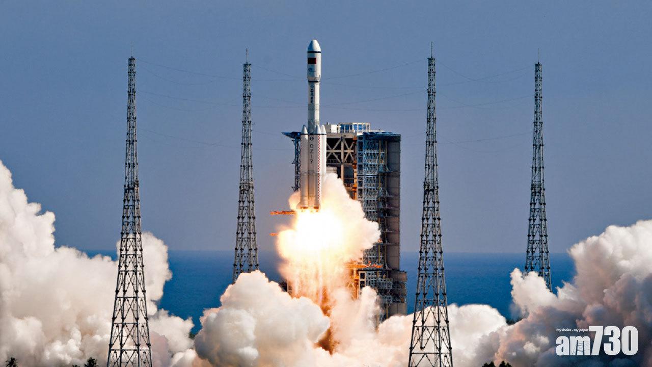 航天工程｜載6噸物資迎3太空人住半年 天舟三號貨運飛船升空