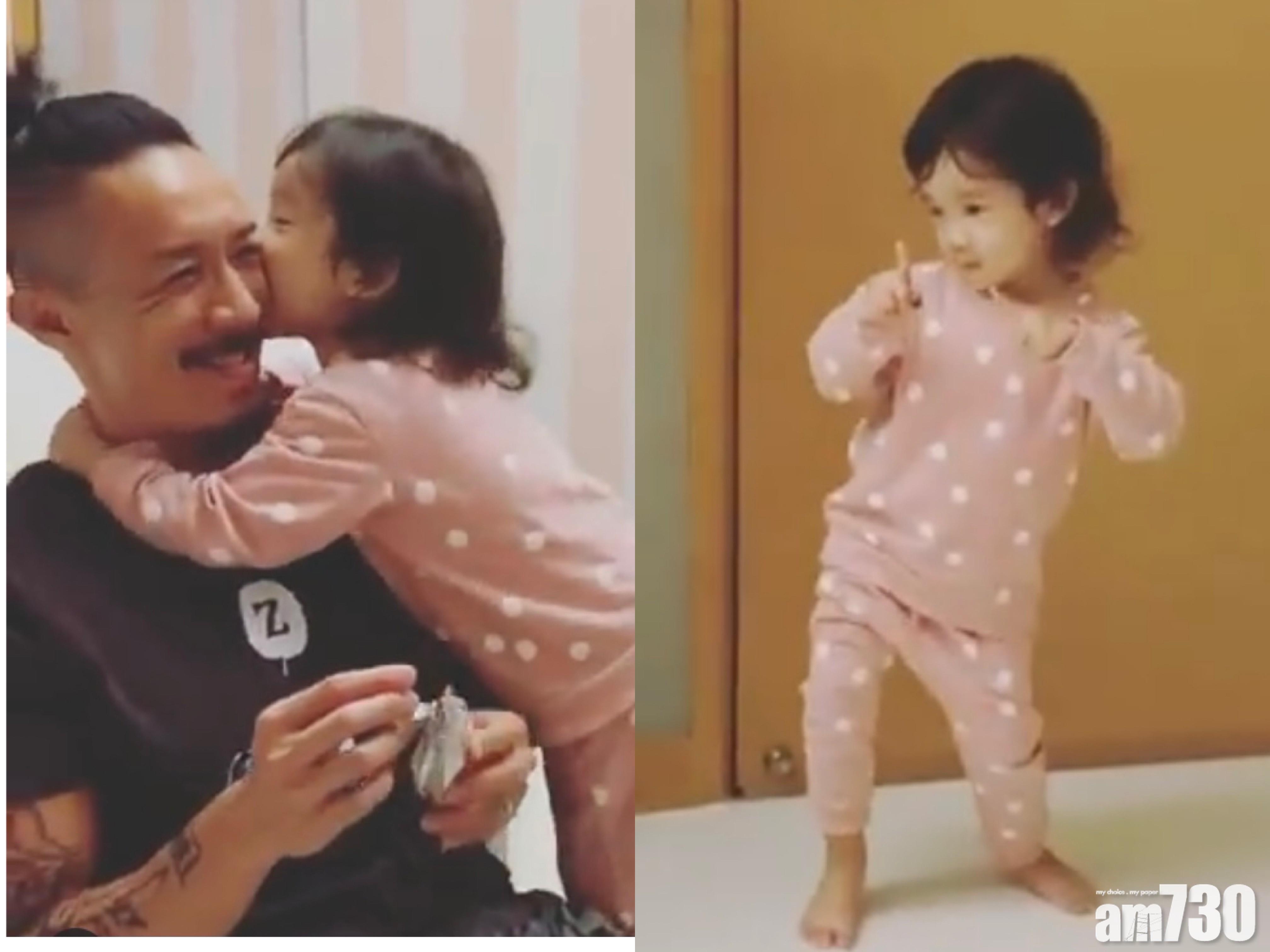 張繼聰要求4歲囡囡轉圈跳舞擺甫士  謝安琪: 脾氣好好！