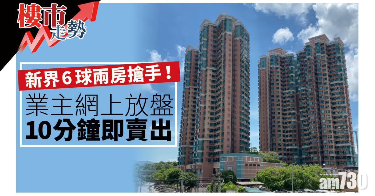 樓市走勢｜新界6球兩房搶手！業主網上放盤10分鐘即賣出
