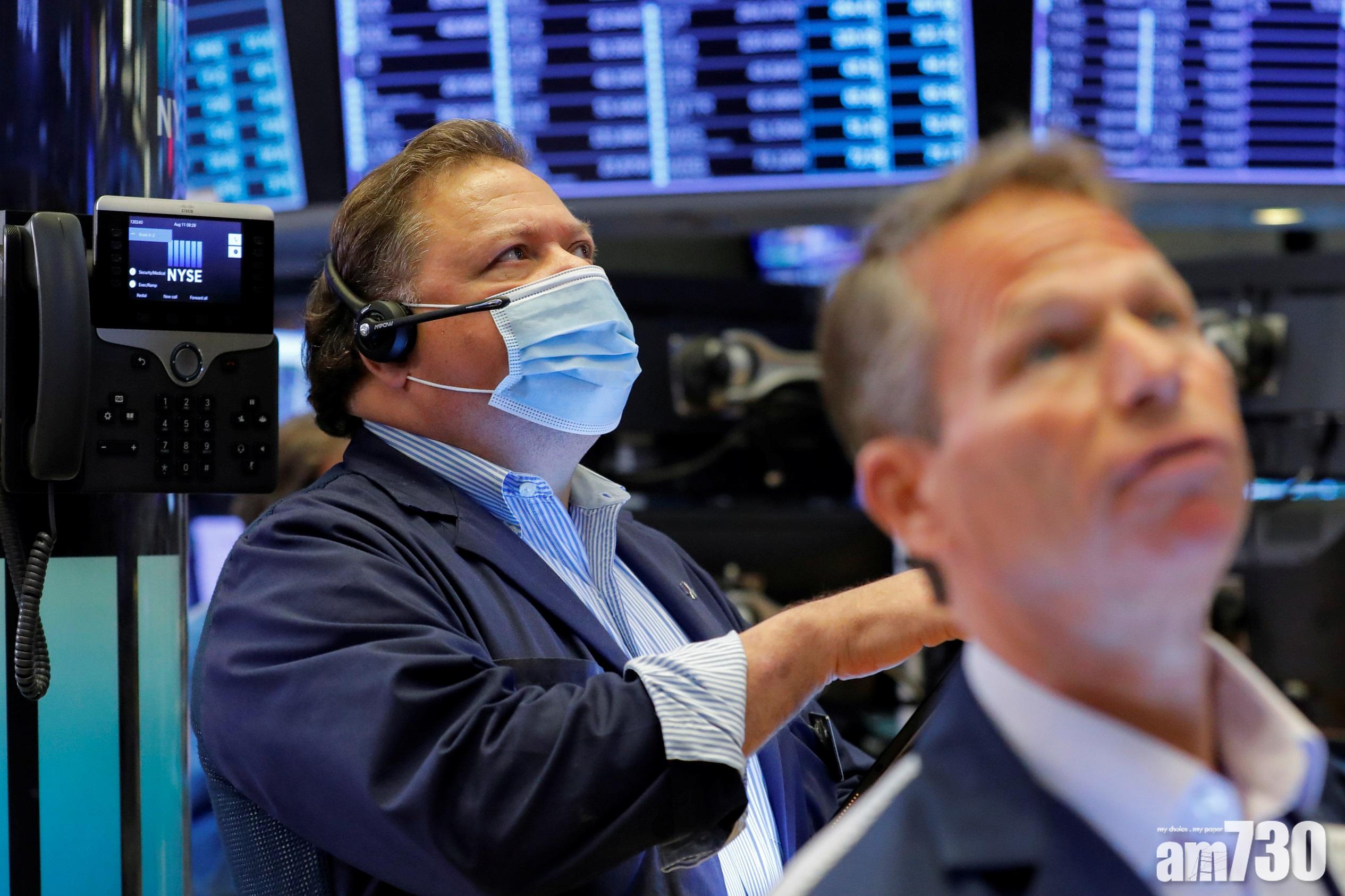 美股開市｜10年債息破1.56厘 美股齊挫