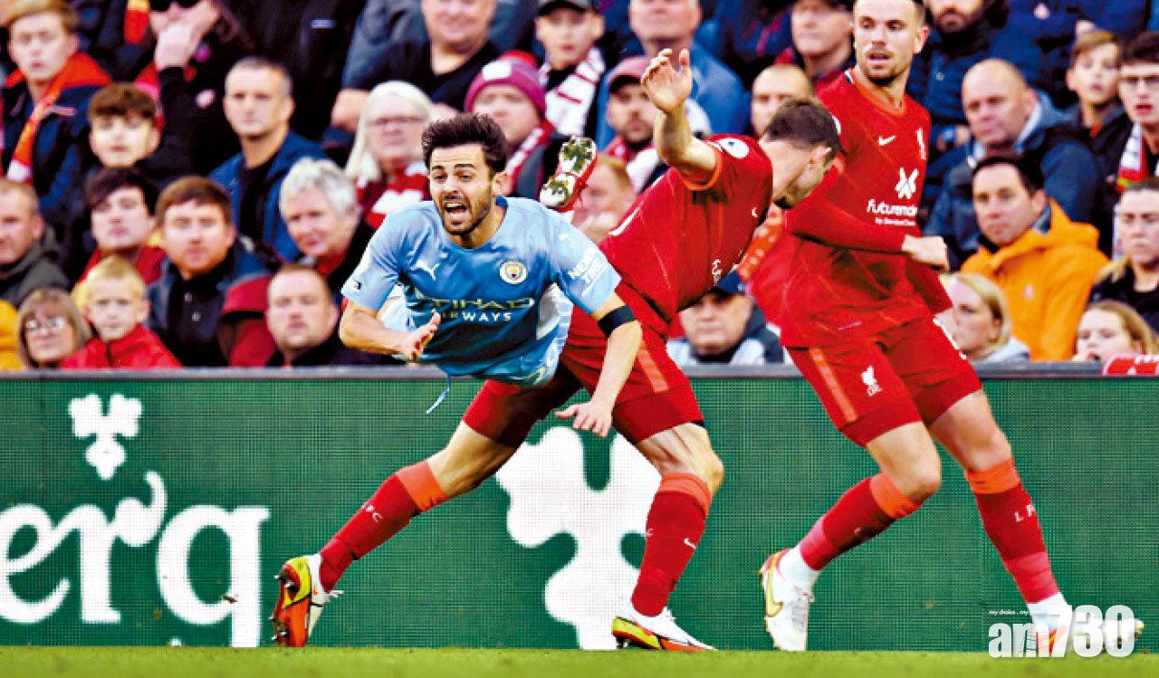 英超激戰｜米拿倖免被逐 紅軍藍月賽和 沙拿一扭五入球顯身價