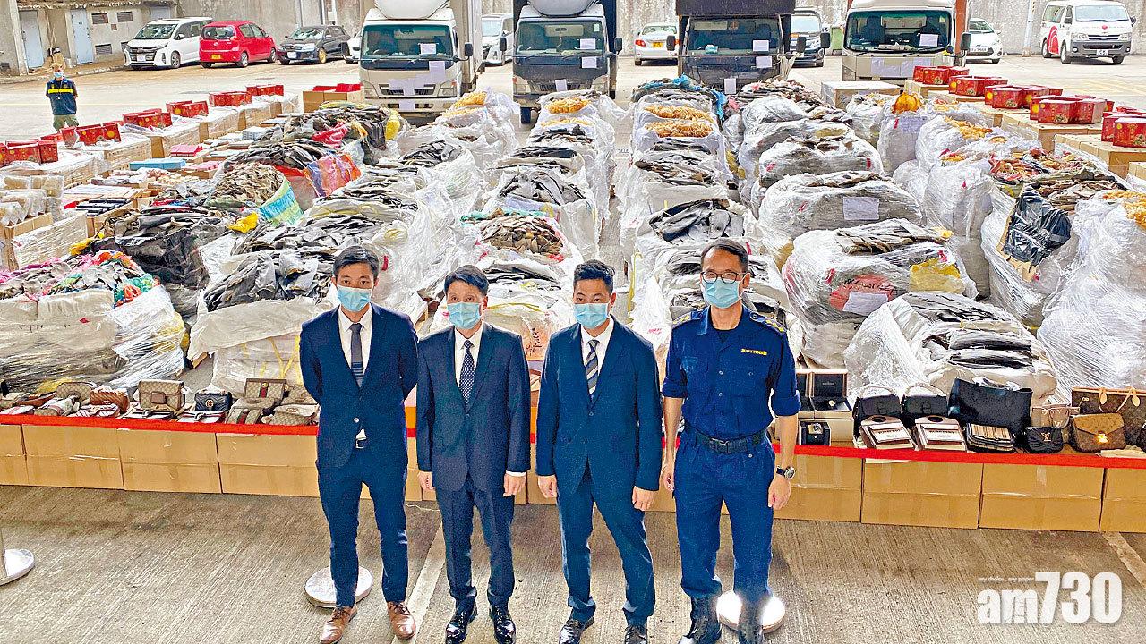 聯合行動 破歷來最大宗走私案 海關龍鼓灘檢2.1億元貨