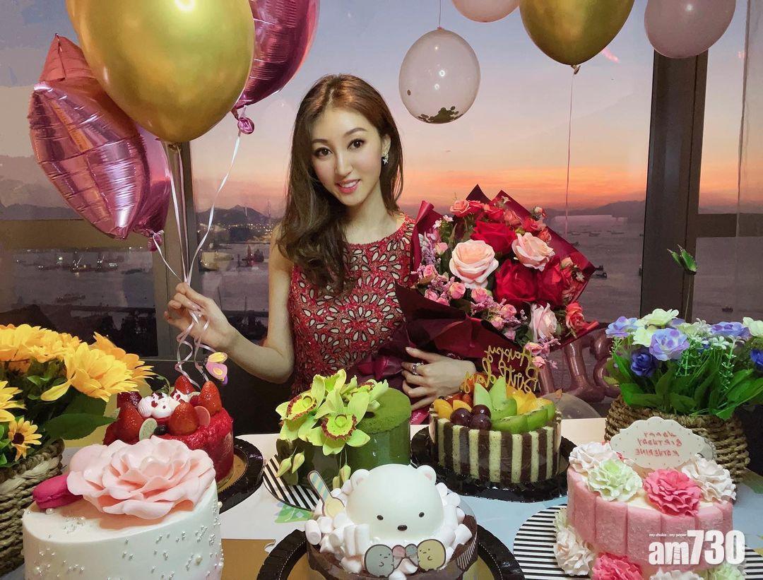 告別2字頭 何艷娟一口氣收6個蛋糕 