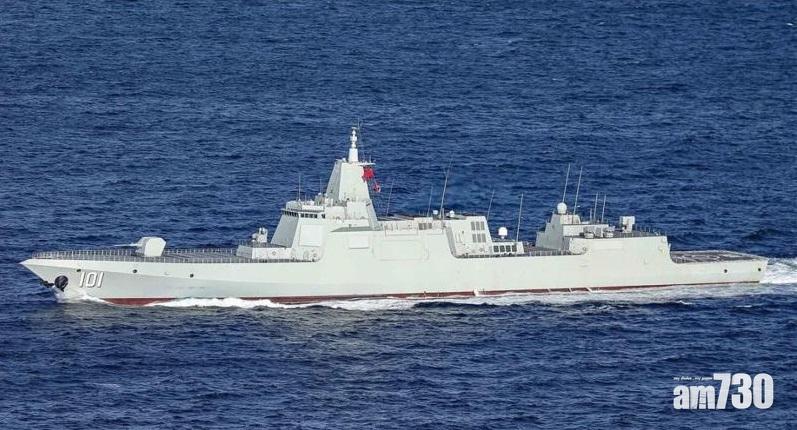 日披露中俄10艘軍艦先後駛過日本津輕海峽