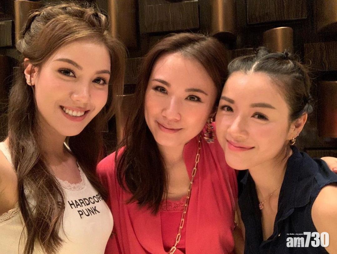 港姐冠軍碰頭擦大閘蟹 劉倩婷陳茵媺顏值不輸宋宛穎