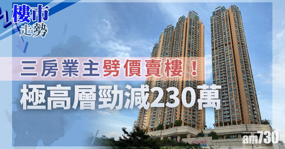 樓市走勢｜三房業主劈價賣樓！極高層勁減230萬