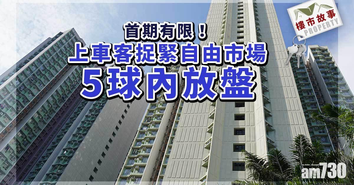 樓市故事｜首期有限！上車客捉緊自由市場5球內放盤