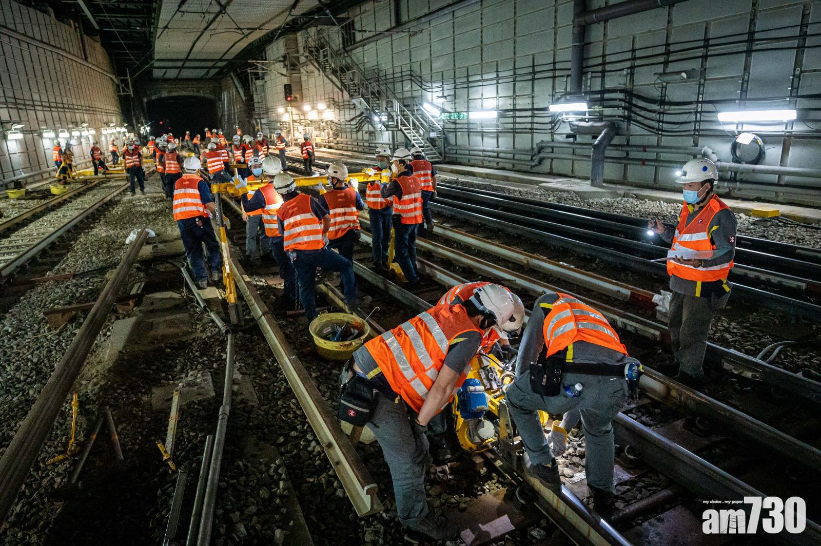 港鐵東鐵線續過海段工程 旺角東至紅磡站全日暫停列車服務