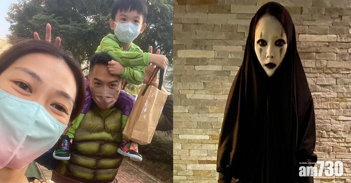 萬聖節｜陳智燊扮Hulk似忍者龜 苟芸慧無臉人look無人認得出