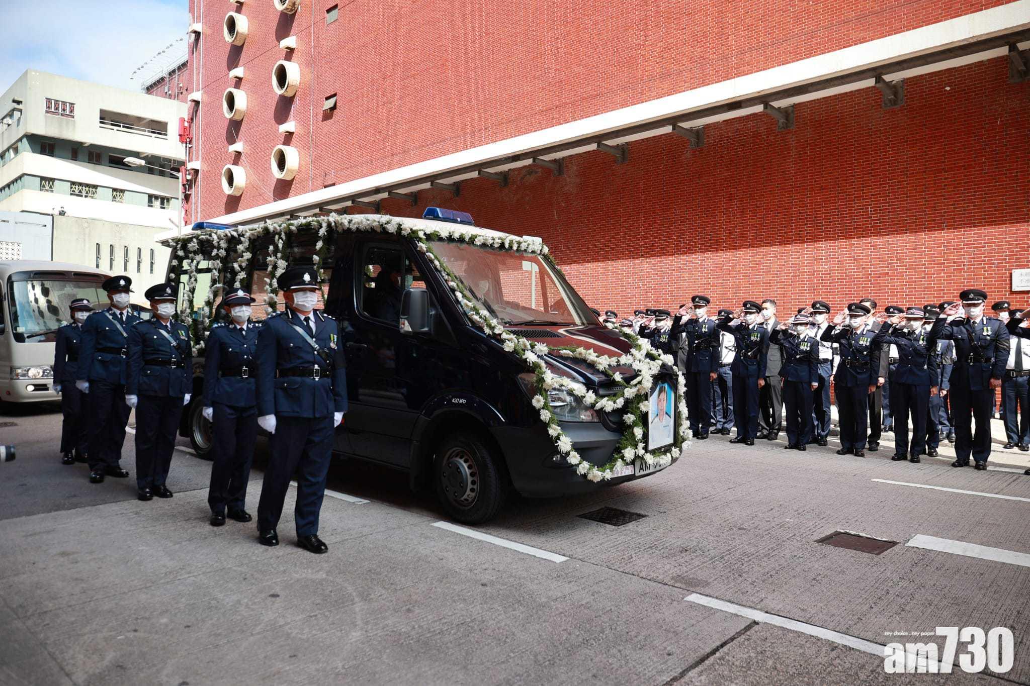 水警殉職｜林婉儀今早出殯　多名高官出席致祭