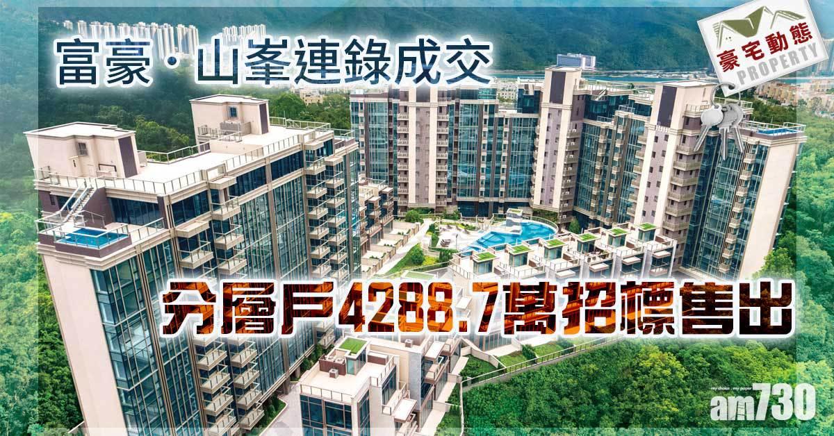 豪宅動態｜富豪．山峯連錄成交 分層戶4288.7萬招標售出