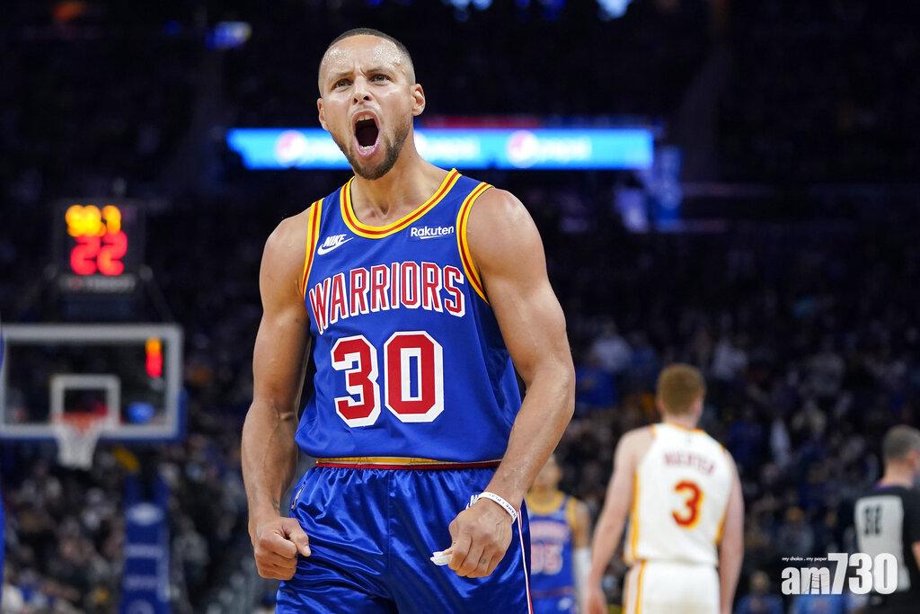 NBA︱史堤芬居里單場50分　勇士挫鷹隊5連捷