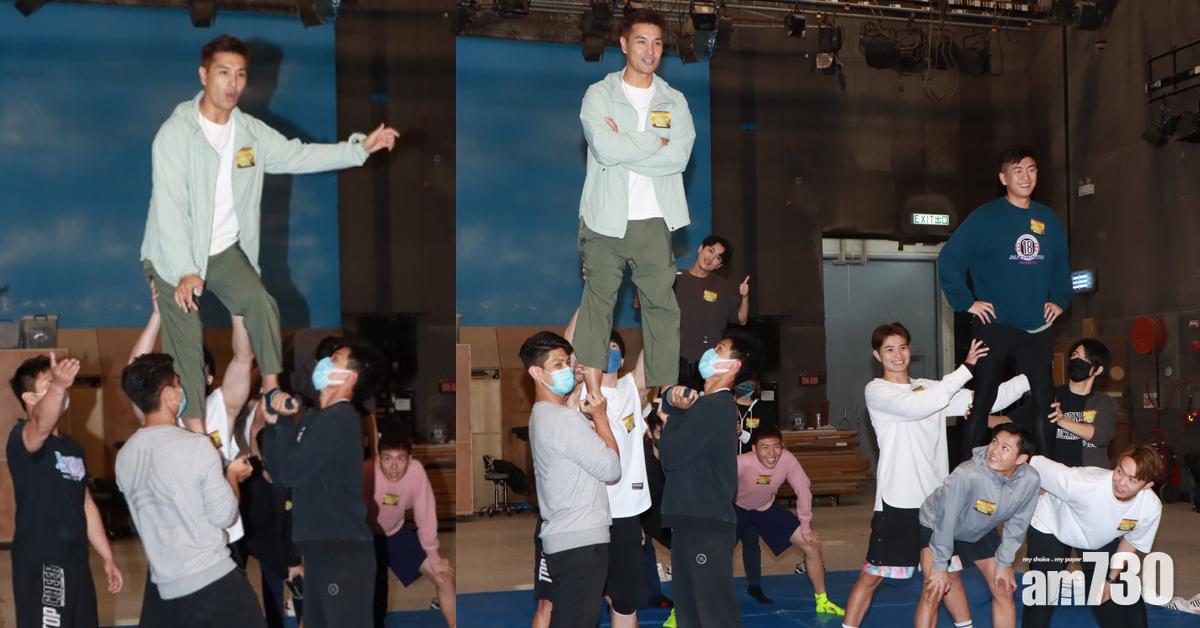 無綫台慶｜陳展鵬直認難度高 表演疊羅漢失重心險失手