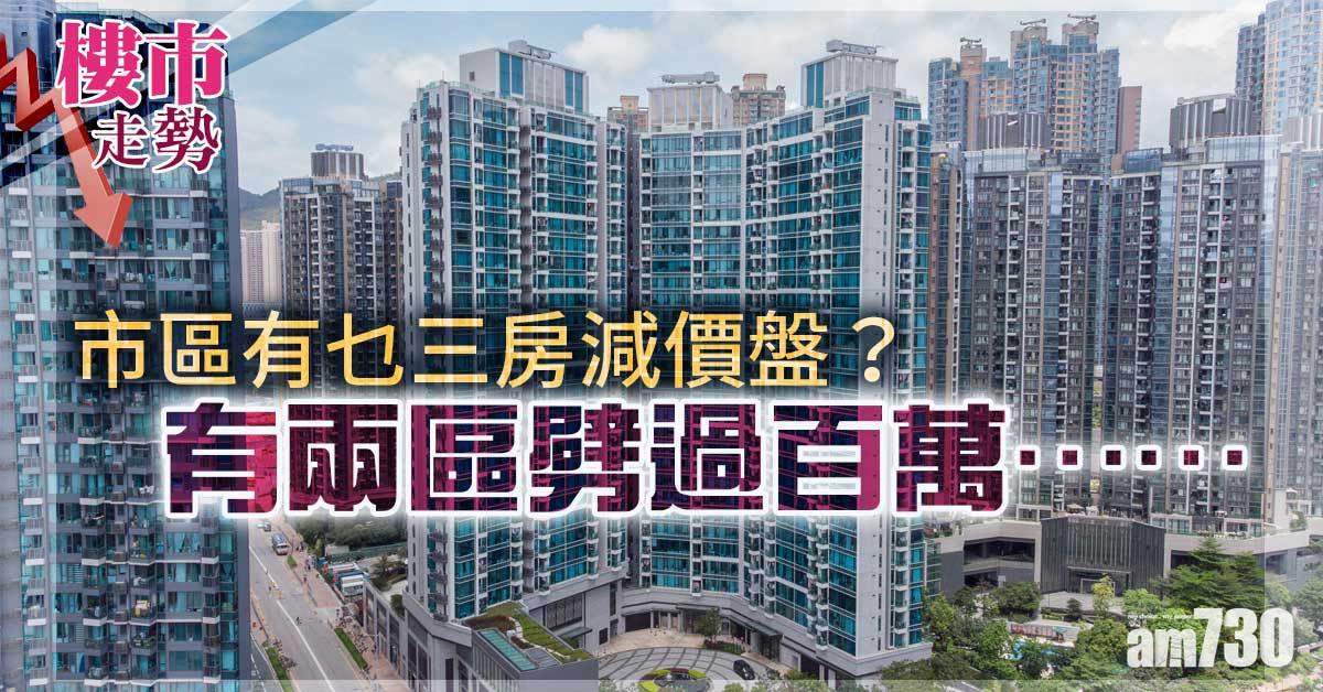 樓市走勢｜市區有乜三房減價盤？有兩區劈過百萬……