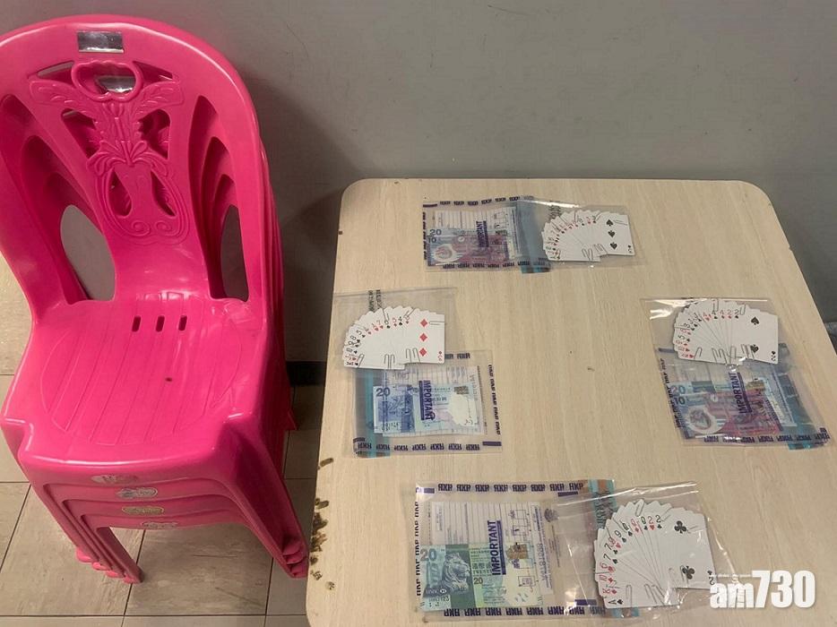 警鑽石山搗街頭賭檔4人被捕　與在場七旬婦涉違限聚令