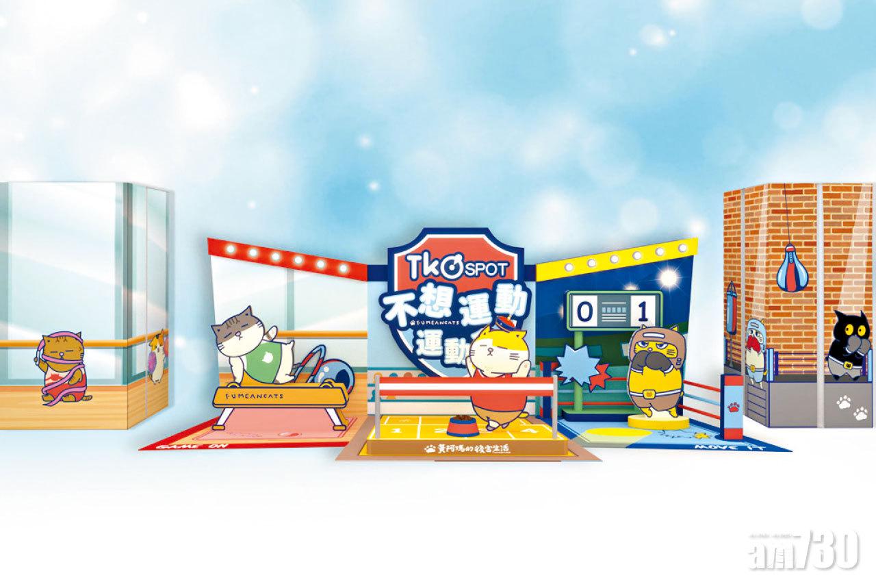 貓界KOL黃阿瑪及後宮成員駕臨將軍澳 化身運動精英同場一決高下