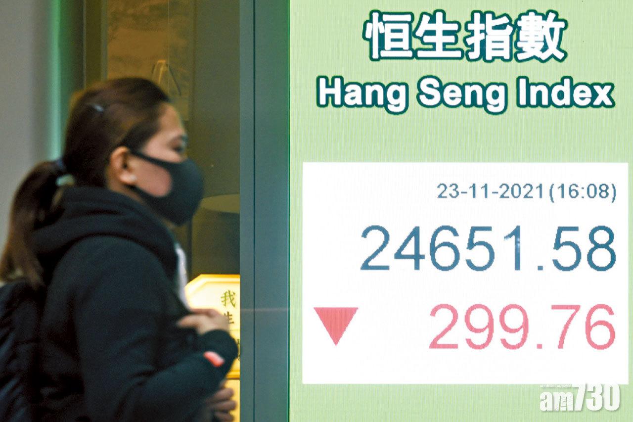 傳徵數據稅 ATM拖後腿 恒指五連跌累瀉千點