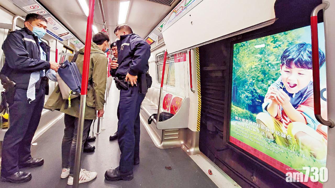 港鐵甩車門 疑銅鑼灣撞軌旁廣告牌 放工市民嬲爆塞滿街